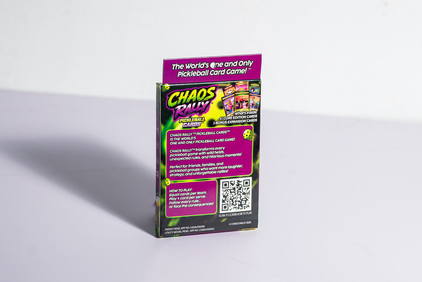Chaos Rally™ Pickleball Cards